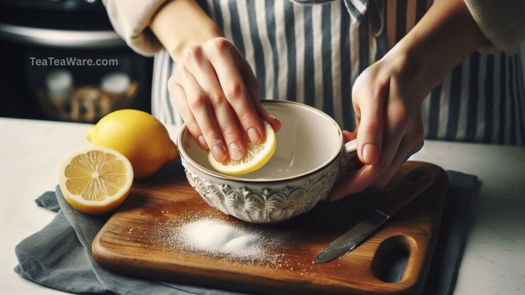 Get Tea Stains Out of Porcelain Cups